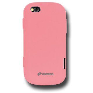 Amzer Silicone Skin Jelly Case for Motorola CLIQ XT MB501   Baby Pink: Cell Phones & Accessories