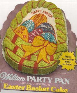 Wilton Cake Pan Easter Basket with Eggs (502 1727, 1980) Kitchen & Dining