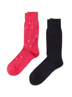 Solid and Mini Skull Socks (2 Pack) by Punto