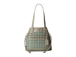 Kenneth Cole Reaction Holed Out Medium Shopper Dove/Lagoon