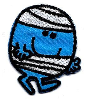 Mr. Bump wrapped in bandage ~ accident prone in Mr. Men & Little Miss Series Embroidered Iron On / Sew On Patch Badge 