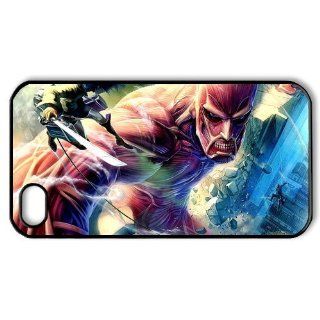 Cartoon & Anime Attack on Titan iPhone 4/4s Case Hot Selling Slim Fit iPhone 4/4s Case: Cell Phones & Accessories