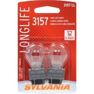 Sylvania 3157 LL Long Life Miniature Lamp, (Pack of 2): Automotive