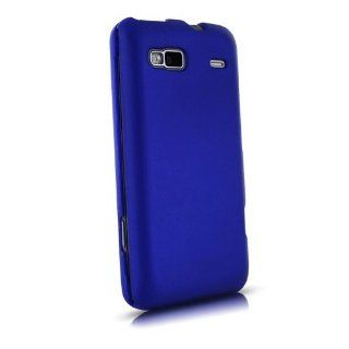 Importer520 Blue Hard Rubberized Snap on Case Cover for the HTC T Mobile G2: Cell Phones & Accessories