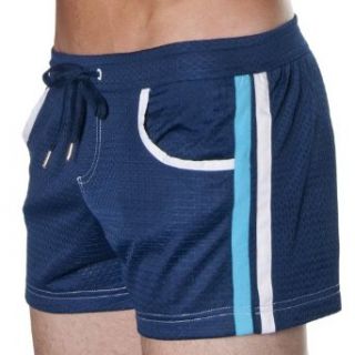 Sports Mesh Swim Shorts, Navy, X Small at  Mens Clothing store: Fashion Swim Trunks