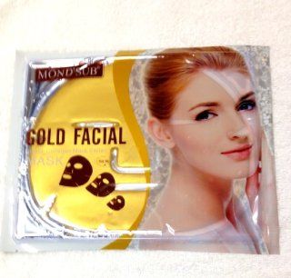 Gold Crystal Collagen Face Mask set of 3 : Facial Masks : Beauty