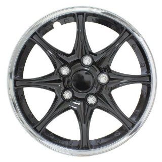 Pilot Automotive WH522 16C B Black and Chrome 16" Wheel Cover, (Set of 4): Automotive