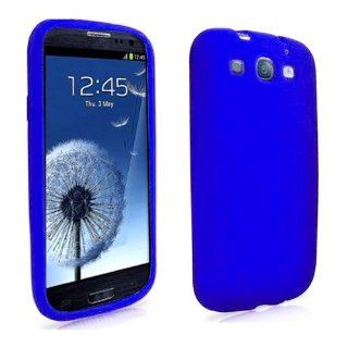 Importer520 Blue Silicone Rubber Gel Soft Skin Case Cover for Samsung Galaxy S3 S III i9300 / I535 / L710 / T999 / I747: Cell Phones & Accessories