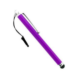 Importer520 Purple Statinless Steel Capacitive Stylus with 3.5mm Adapter Plug for T Mobile myTouch Slide 4G Android Phone, Khaki (T Mobile): Cell Phones & Accessories