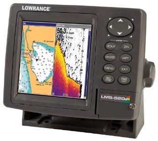 LMS 520C Sonar/GPS Chartplotter Combo: Sports & Outdoors
