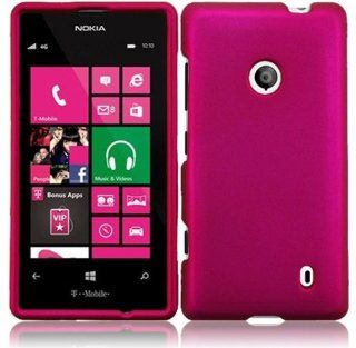 Nokia Lumia 521 ( T Mobile ) Phone Case Accessory Pretty Pink Hard Snap On Cover with Free Gift Aplus Pouch: Cell Phones & Accessories