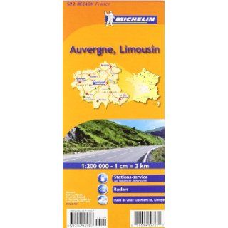 Michelin Map France: Auvergne Limousin 522 (Maps/Regional (Michelin)) (French Edition): Michelin: 9782067135307: Books