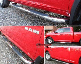 Fits 2009 2014 Dodge Ram 1500 Quad Cab S/S Side Step Nerf Bars: Automotive
