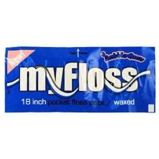 myfloss Bubble Gum individual floss Case Pack 500 : Flossing Products : Beauty