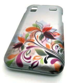 Samsung i927 Captivate Glide DOT Flower Abstract Design Rubberized Rubber Coated HARD Case Skin Cover: Cell Phones & Accessories