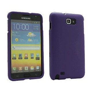 Samsung SGH i717 Galaxy NOTE Rubberized Snap On Cover, Purple: Cell Phones & Accessories