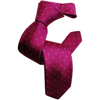 Dmitry Boys Pink Patterned Italian 100 Percent Silk Woven Tie