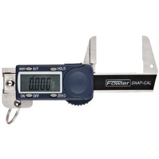 Fowler 54 550 000 1 Hardened Stainless Steel Inch, Metric and Fraction Reading Snap Caliper, 0 1.25" Measuring Range, 0.0005" Resolution, 0.001" Accuracy: Snap Gauges: Industrial & Scientific