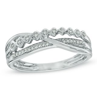 criss cross band in sterling silver orig $ 99 00 now $ 79 99 ring size