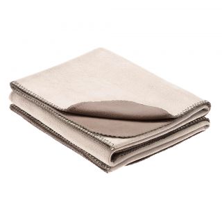 Jla Home Premier Comfort Reversible Microfleece Blanket Brown Size Full : Queen