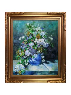 Grande Vase Di Fiori by Renoir by Overstock Art