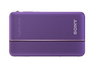 Sony Cyber shot DSC TX66 18.2 MP Exmor R CMOS Digital Camera with 5x Optical Zoom and 3.3 inch OLED (Violet) (2012 Model) : Point And Shoot Digital Cameras : Camera & Photo