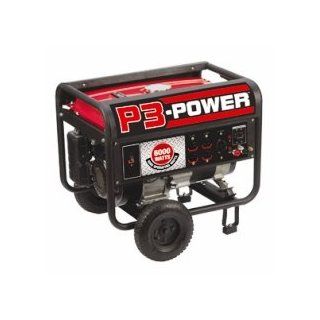 GOSS Power Products GS5001 6000 Peak Watt 389cc OHV Portable Gas Powered Generator: Patio, Lawn & Garden