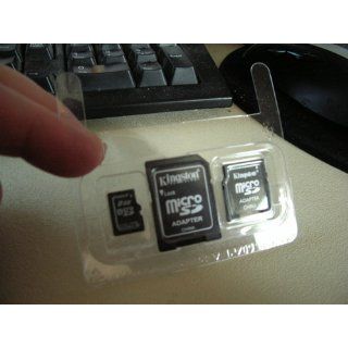 Kingston 2 GB microSD Flash Memory Card with SD and miniSD Adapters SDC/2GB 2ADP: Electronics