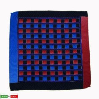 PS 550   Black   Blue   Purple   Red   Italian Silk Pocket Square at  Mens Clothing store: Neckties