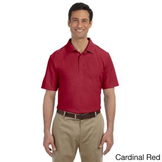 Gildan Mens Dry Blend Pique Sport Shirt Red Size XXL