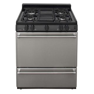Premier Freestanding 3.9 cu ft Gas Range (Stainless Steel) (Common: 30 in; Actual 30 in)