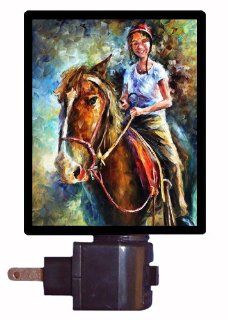 Horse Night Light   My Little Friend   Girl on Horse LED NIGHT LIGHT   Western Gifts For Women