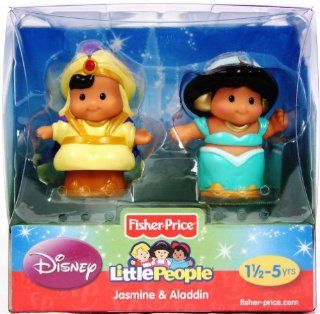Fisher Price Little People Disney 2 Pack: Jasmine and Aladdin: Toys & Games