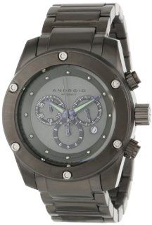 Android Men's AD556BKK Antigravity Chronograph Black Dial Bracelet Watch: Watches
