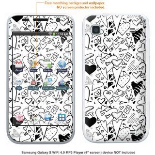 Protective Decal Skin Sticke for Samsung Galaxy S WIFI Player 4.0 Media player case cover GLXYsPLYER_4 558: Cell Phones & Accessories