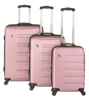 Heys Luggage Vault with 4 Wheel Spinner Suitcase Set, Metallic Blue, One Size: Clothing