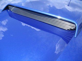 New! Ford Mustang Billet Grille   Hood Scoop, Polished, No Cut 99 04: Automotive