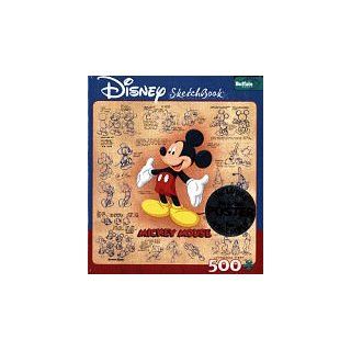 Disney Sketchbook  Mickey Mouse   500 Pieces Jigsaw Puzzle: Toys & Games