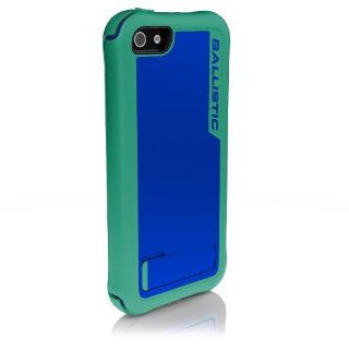 Apple iPhone 5 Ballistic iPhone 5 EVERY1   Green / Blue Case, Cover: Cell Phones & Accessories