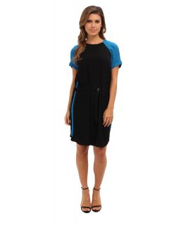 Rebecca Taylor Color Block Dress Womens Dress (Blue)