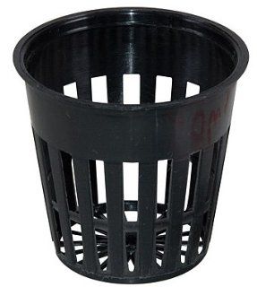 2 Inch Round Orchid/Hydroponics Slotted Mesh Net Pot   50 Pack : Planters : Patio, Lawn & Garden