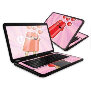 MightySkins Protective Skin Decal Cover for HP Pavilion G6 Laptop with 15.6" screen Sticker Skins Popsicle Love: Electronics