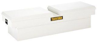 Lund/Tradesman 86150 70 Inch 16 Gauge Steel Gull Wing Cross Bed Truck Tool Box, White: Automotive
