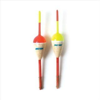 Eagle Claw EC583F 0.75 Inch Oval with 6 Inch Stick Fixed Balsa Bulk Float, 50 Pack, Yellow and Orange : General Sporting Equipment : Sports & Outdoors
