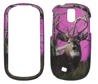 2D Pink CamoDeer Realtree Samsung Gravity Smart T589 T Mobile Case Cover Phone Snap on Cover Case Faceplates: Cell Phones & Accessories