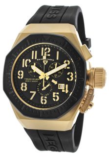 Swiss Legend 10540 YG 01 BB  Watches,Mens Trimix Diver Chronograph Black Dial Black Silicone, Chronograph Swiss Legend Quartz Watches