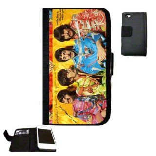 Beatles Fabric iPhone 4 Wallet Case Great unique Gift Idea: Cell Phones & Accessories