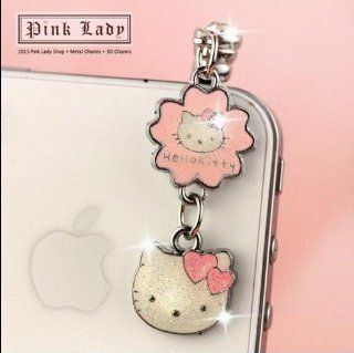 ip589 Cute Hello Kitty Anti Dust Phone Plug Cover Charm For iPhone Smart Phone: Cell Phones & Accessories