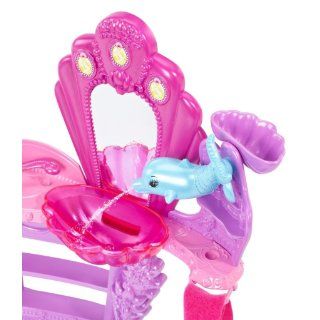 Barbie The Pearl Princess Mermaid Salon Playset: Toys & Games