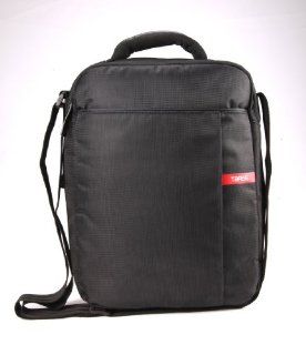 TARGE A100 Mini Messenger Bag for Apple iPad/Tablet (Black) Fits up to 10" netbook/iPad: Computers & Accessories